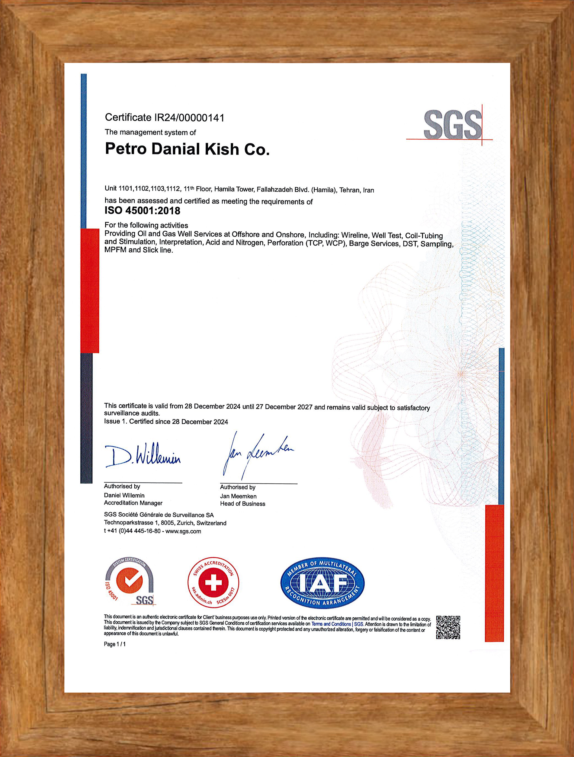 ISO 45001 - 2018