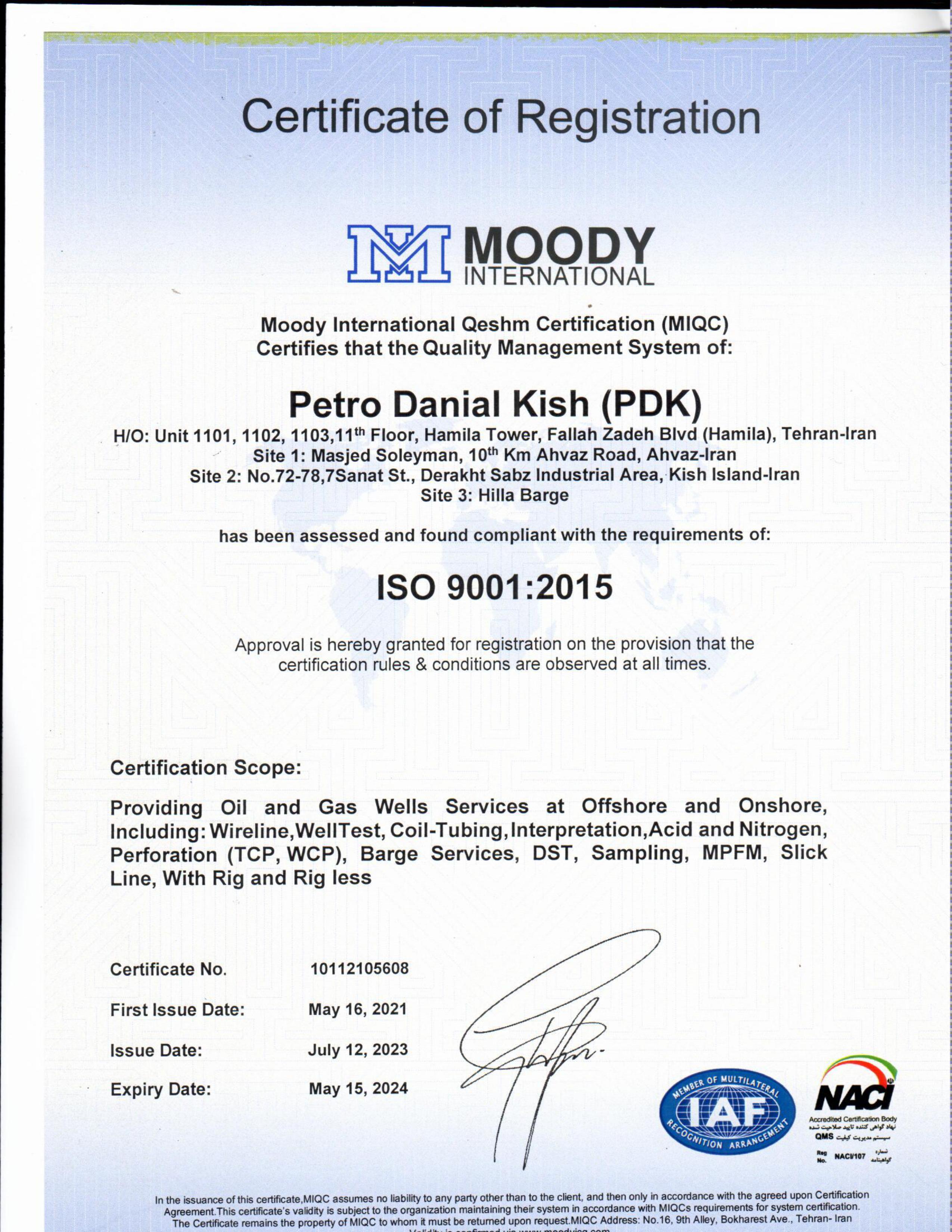 ISO 9001 - 2015